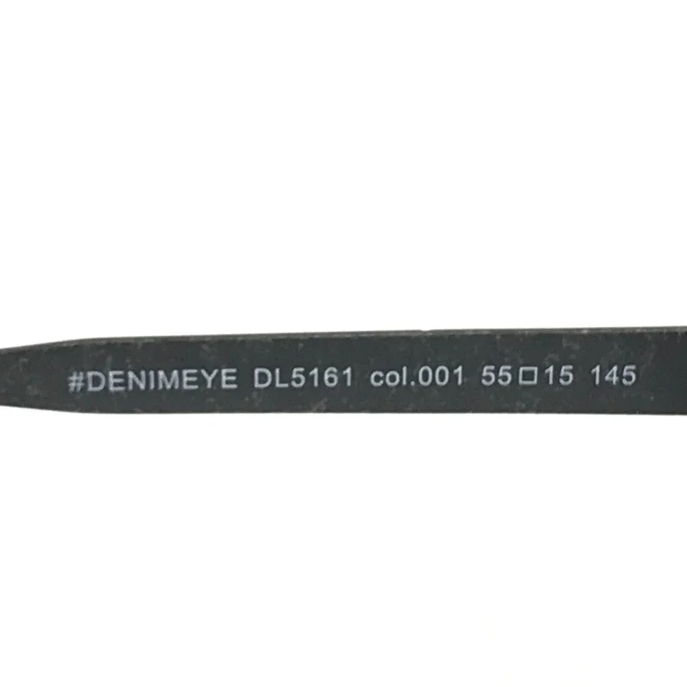 Diesel Eyeglasses Frames DL5161 col.001 Gray Blue Square Denim Front 55-15-145